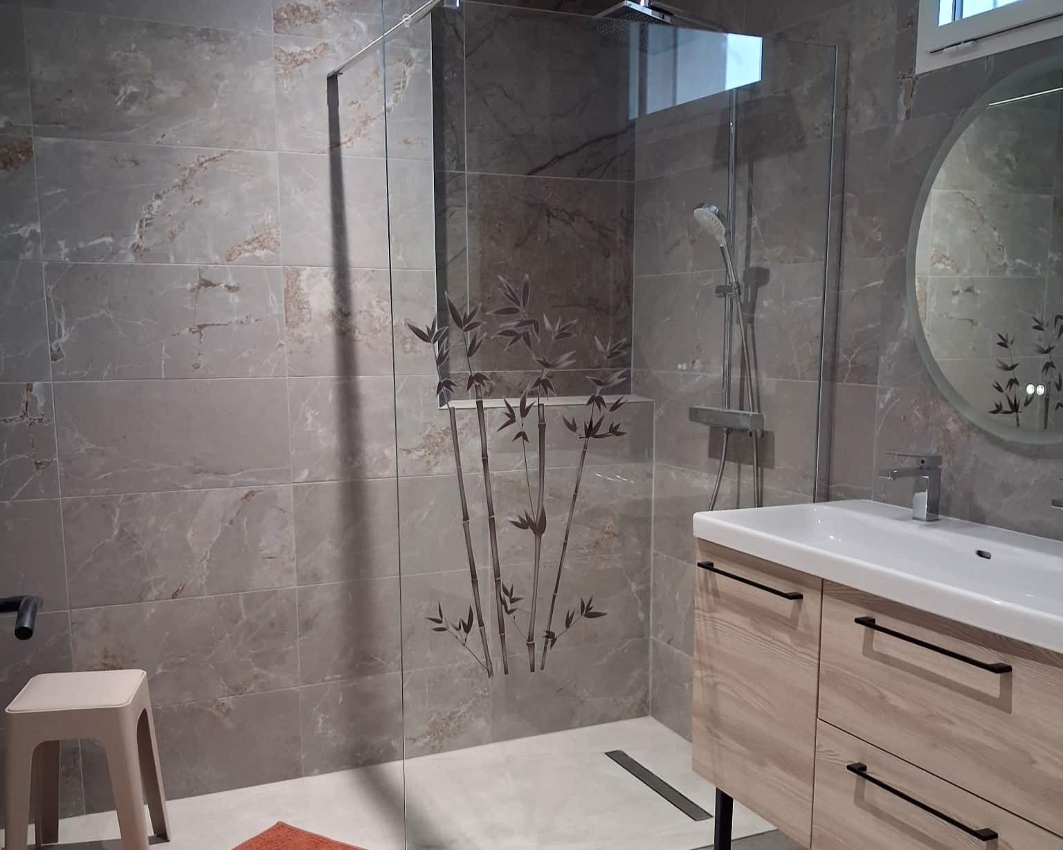 Salle de bain marbre premium